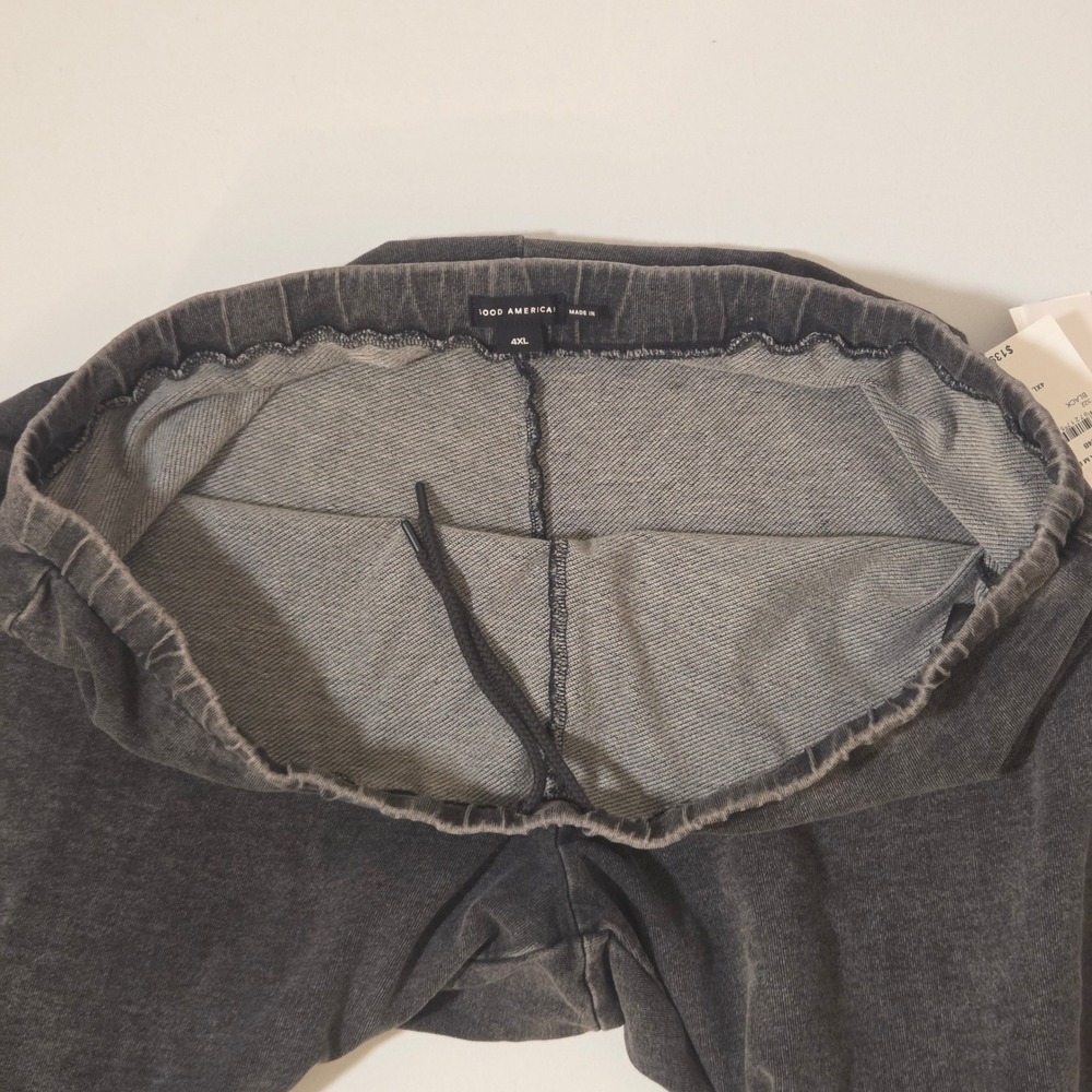 Good American Jeanius Pull-On Flare Pants Black Stretchy Plus‎ Size 4XL GS0524B - Picture 10 of 11